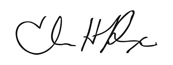 Christina Paxson Signature